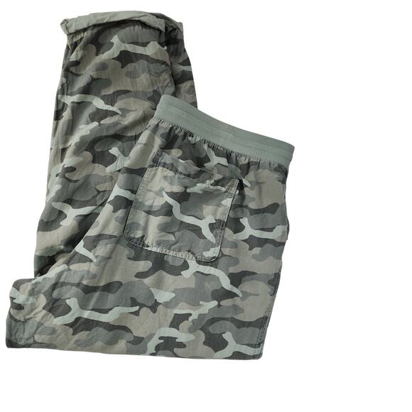 Maurices Pants Women 22W Camo Drawstring Pull On Cotton Lyocell Drawstring Roll - Picture 3 of 14